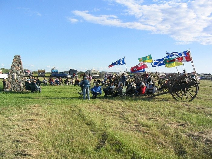 Trails of 1885 - Tourond's Coulee - Metis led by Gabriel Dumont, the Cree & Dakota held back the NW Field Force.
