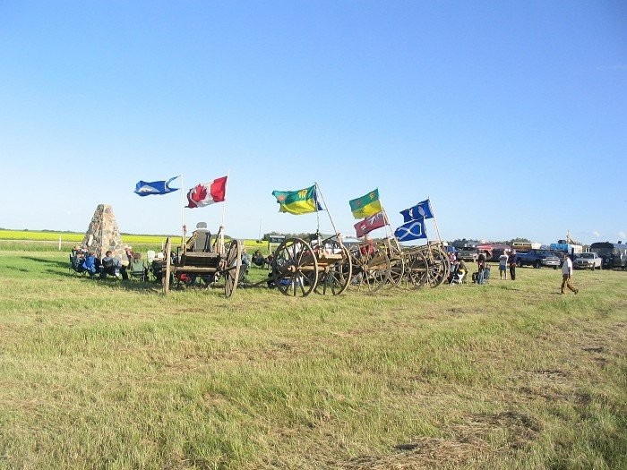 Trails of 1885 - Tourond's Coulee - Metis led by Gabriel Dumont, the Cree & Dakota held back the NW Field Force.