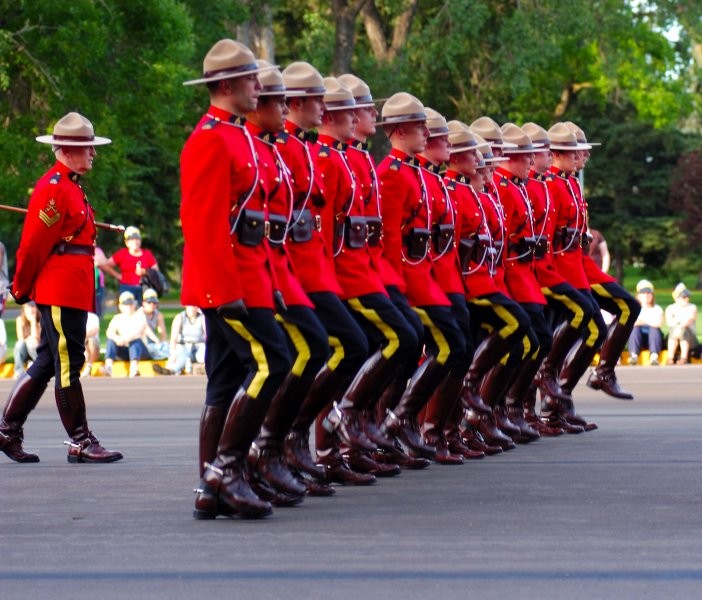 RCMP Sunset Retreat Ceremonies 2014