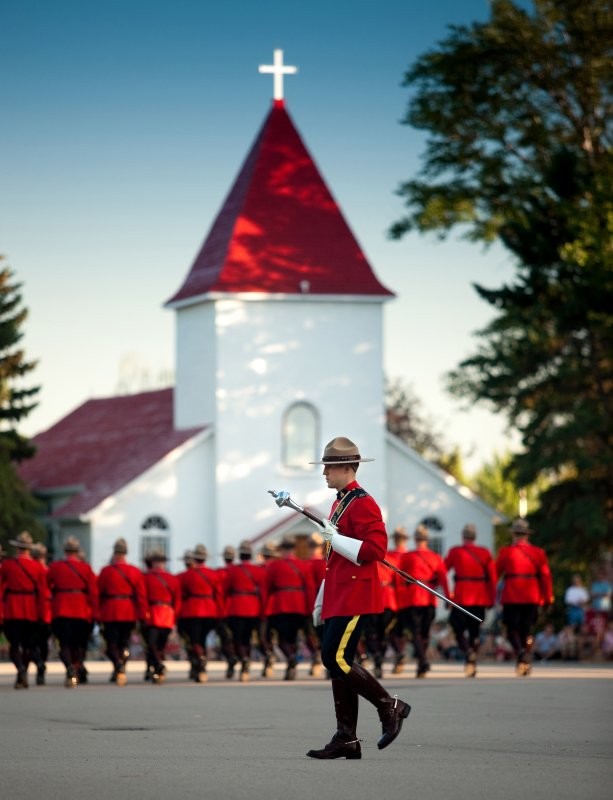 RCMP Sunset Retreat Ceremonies 2014
