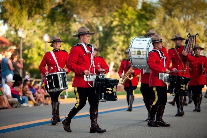 RCMP Sunset Retreat Ceremonies 2014