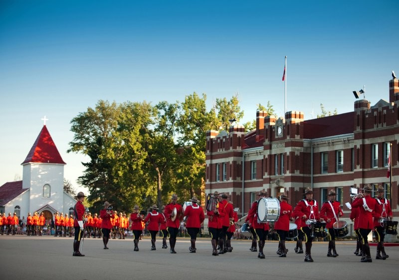 RCMP Sunset Retreat Ceremonies 2014