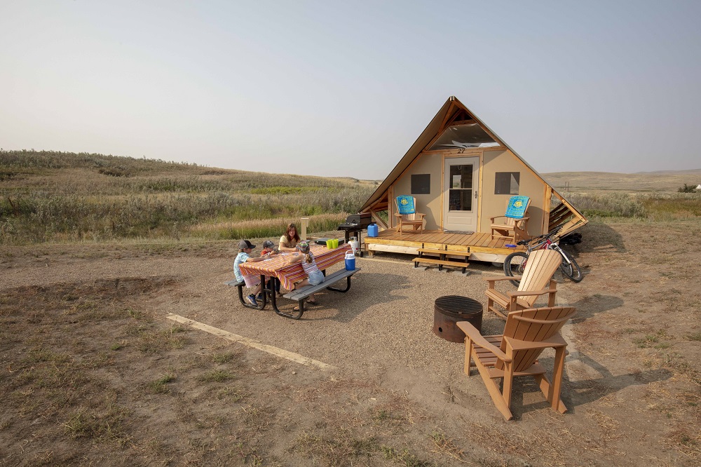 Grasslands National Park Rock Creek Campground Tourism.