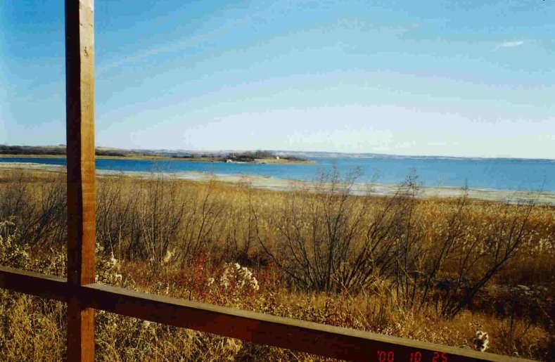Redberry Lake Biosphere Reserve - View of lake from Centre