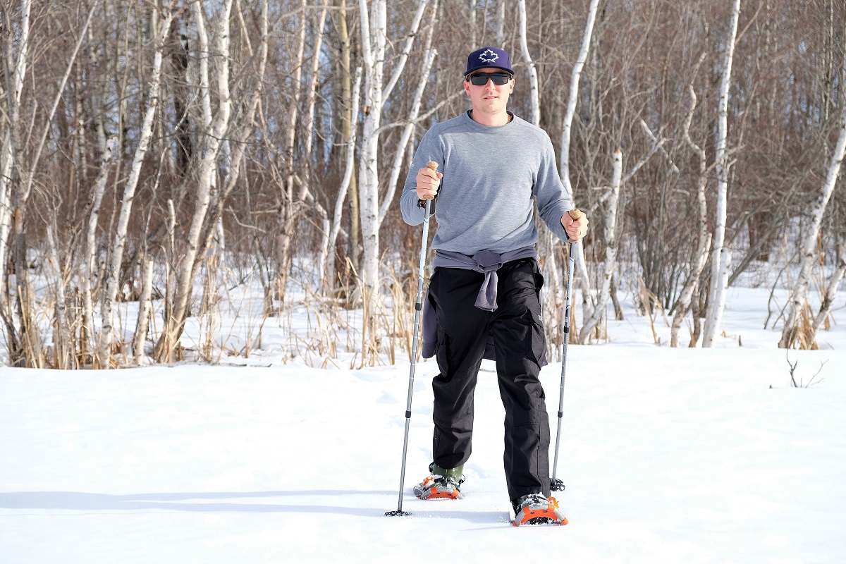 Snowshoeing in Moose Mountain Provincial Park