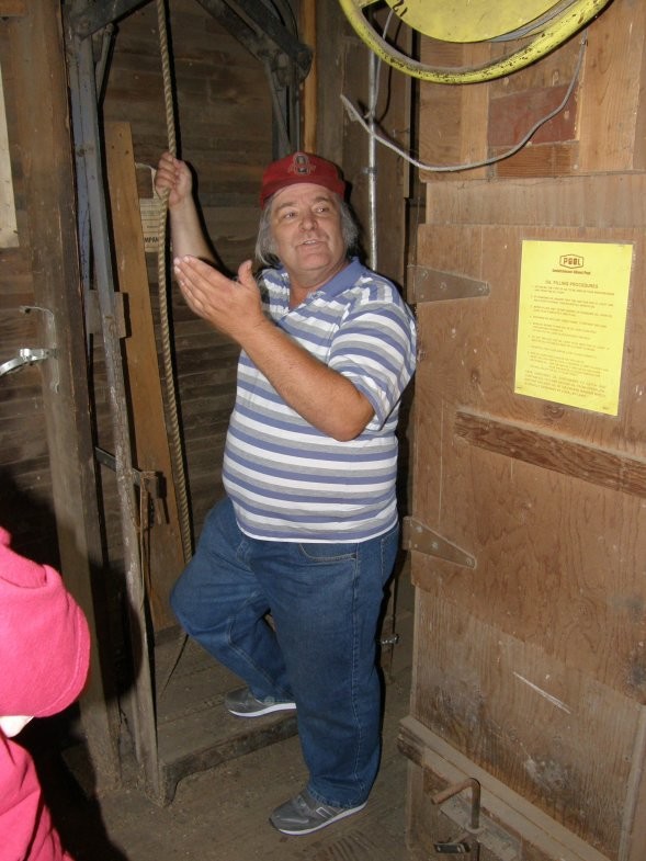 The Hepburn Museum of Wheat - demonstrating the workings of the elevator