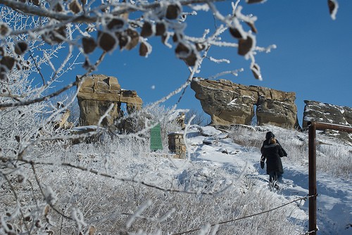 La Roche Percee Provincial Historic Site & Short Creek Cairn