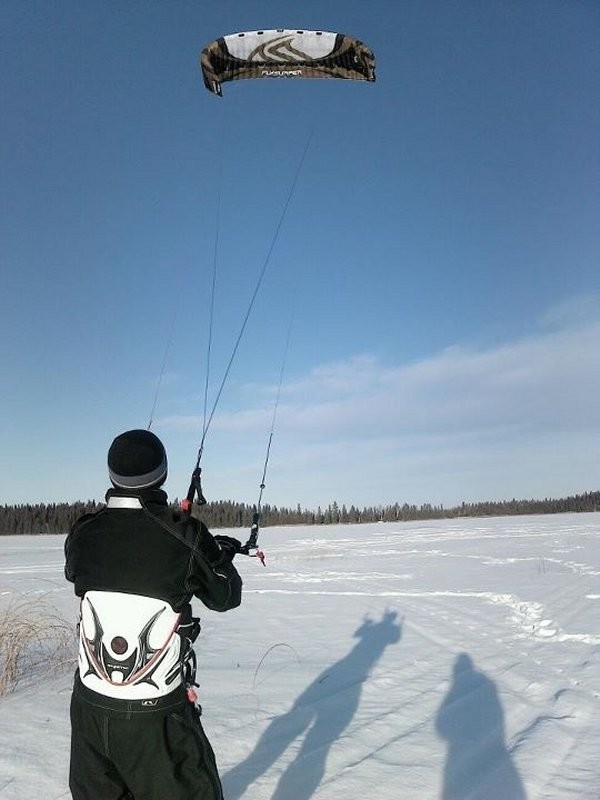 Sunset Bay Resort - Kite Boarding on Emma Lake