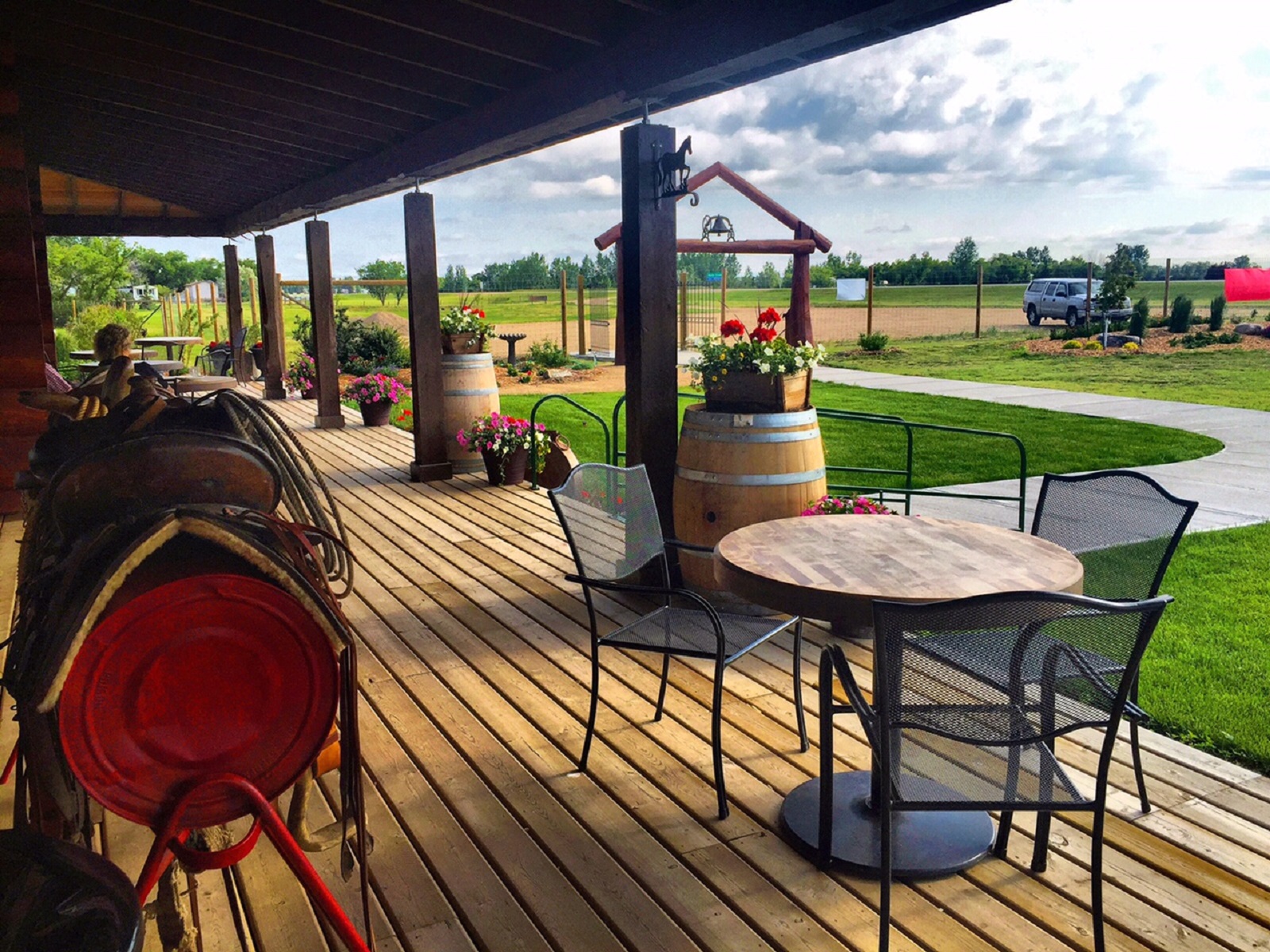 Outdoor seating