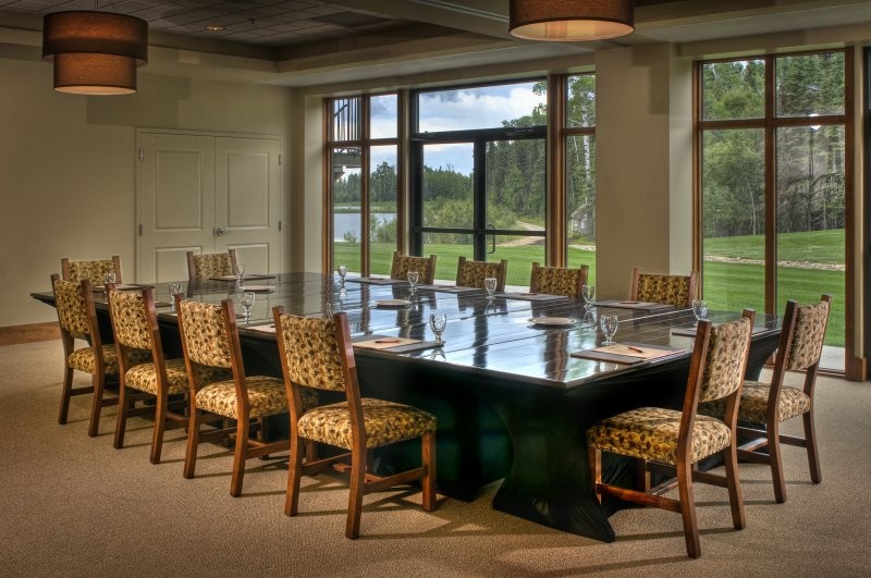 Meeting room. What better way to find inspiration than to gather at an exclusive resort, surrounded by nature and fresh air.
